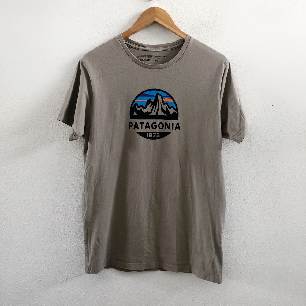 PATAGONIA Men's Fitz Roy Scope Organic Cotton‎ T-Shirt Size Medium